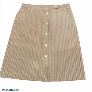 Country Suburbans Button Down A-Line Skirt Vintage Cottagecore
